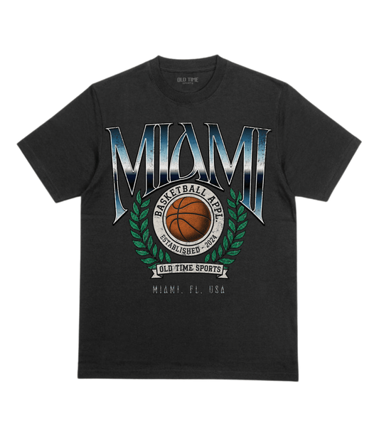Miami Basketball T-Shirt - Old Time Sports