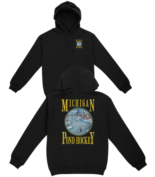 Michigan Pond Hockey Basic Hoodie - Old Time Sports