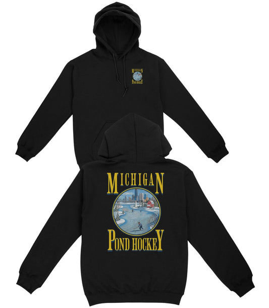 Michigan Pond Hockey Basic Hoodie