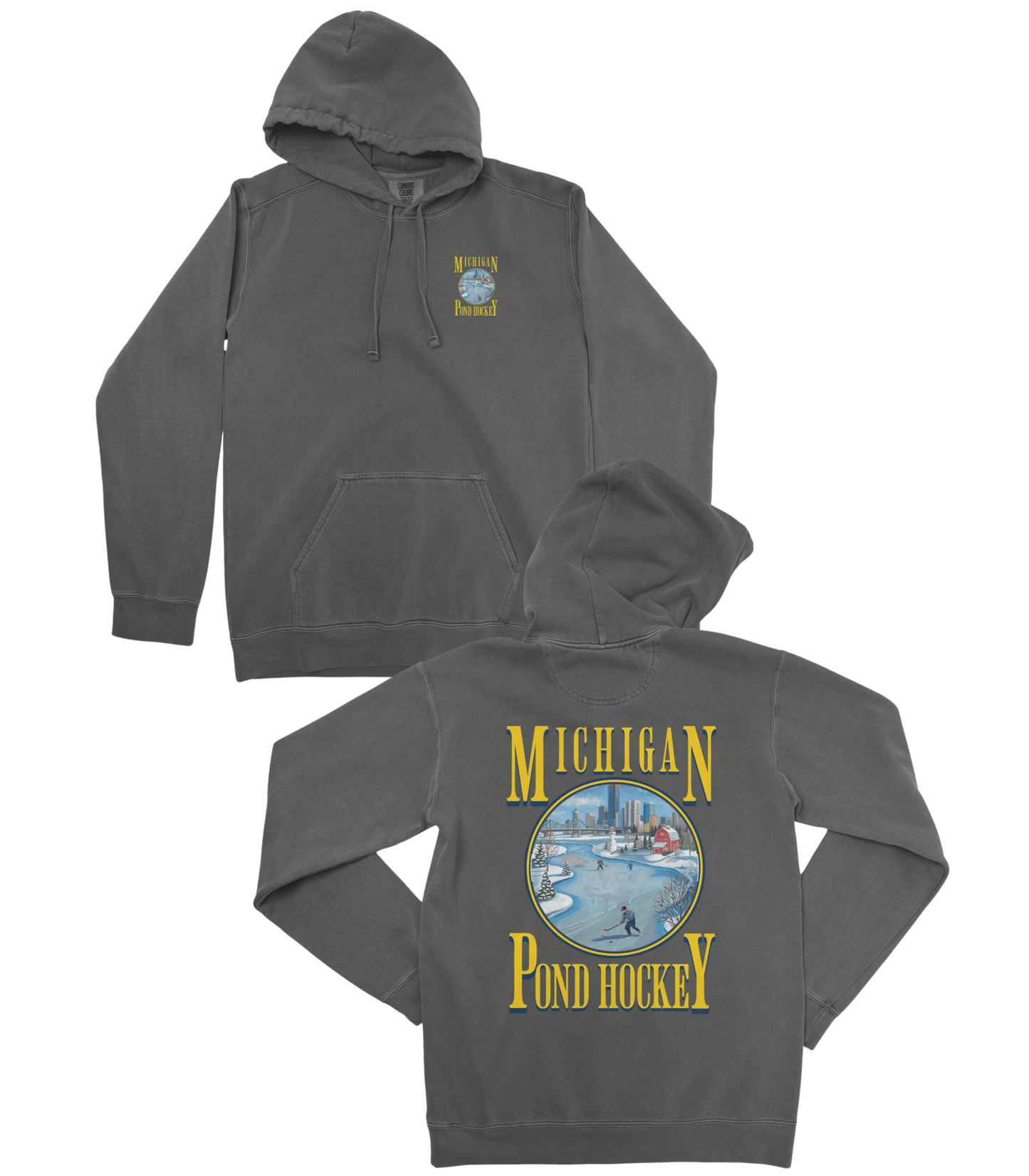 Michigan Pond Hockey Premium Hoodie - Old Time Sports