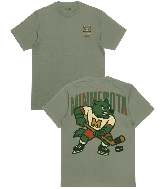 Minnesota Hockey v1 T-Shirt - Old Time Sports