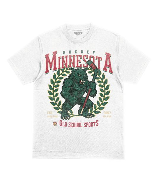 Minnesota Hockey v3 T-Shirt - Old Time Sports
