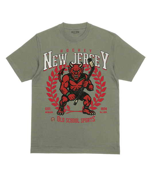 New Jersey Hockey v2 T-Shirt - Old Time Sports