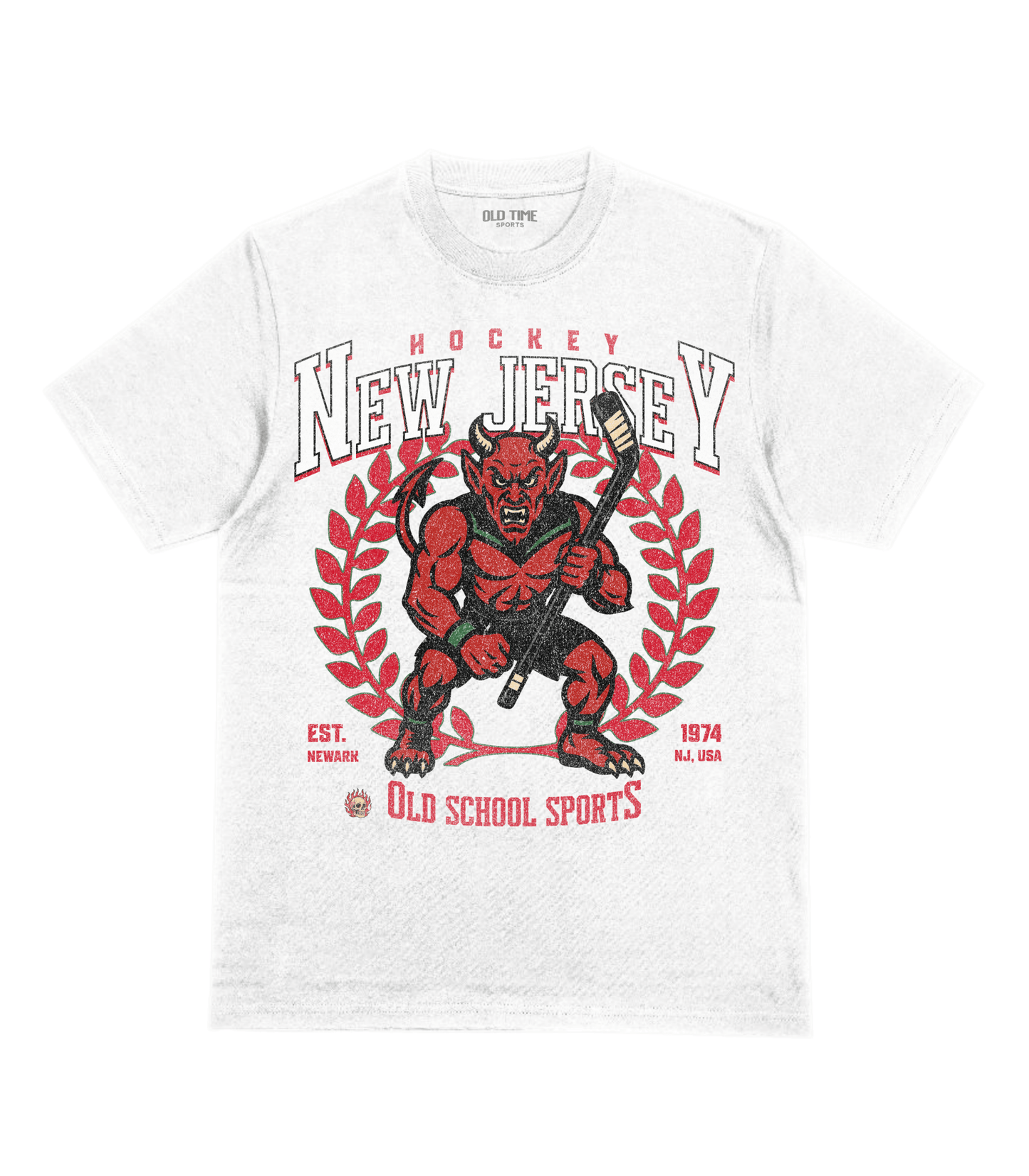 New Jersey Hockey v2 T-Shirt - Old Time Sports