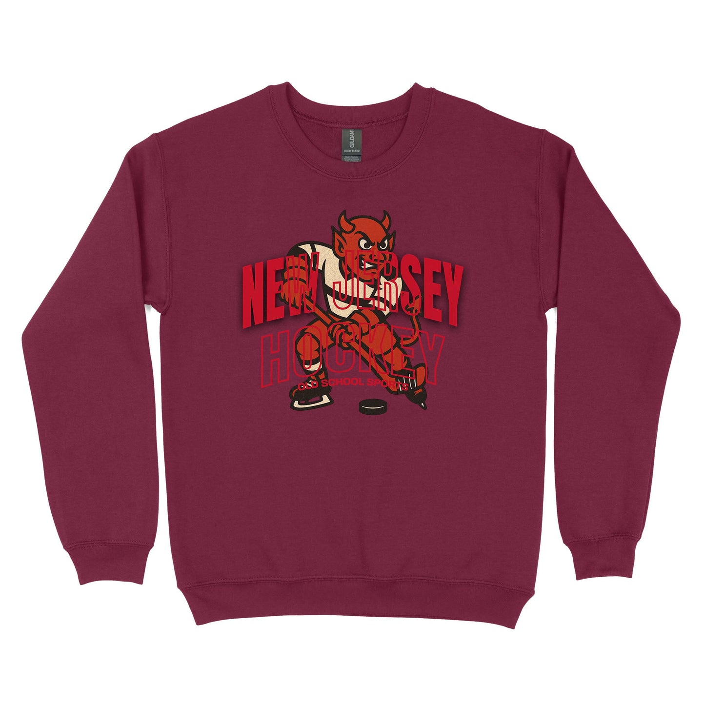 New Jersey Hockey YOUTH Crewneck - Old Time Sports