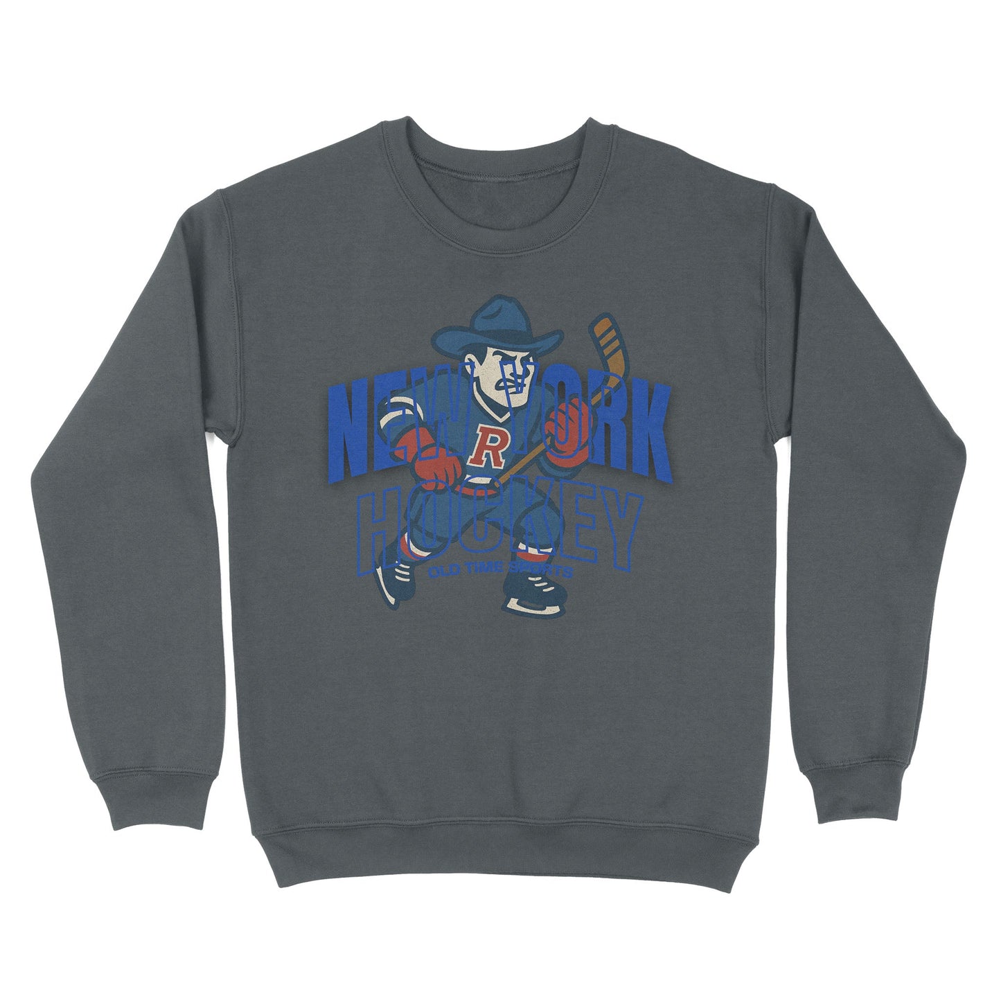 New York Hockey Basic Crewneck - Old Time Sports