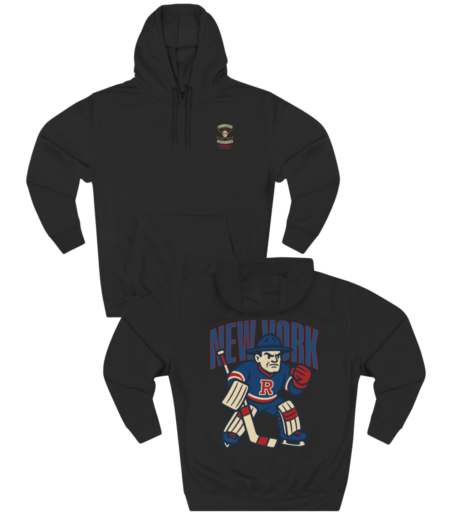 New York Hockey v1 Hoodie - Old Time Sports