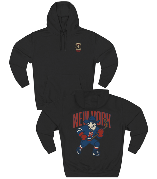 New York Hockey v2 Hoodie - Old Time Sports
