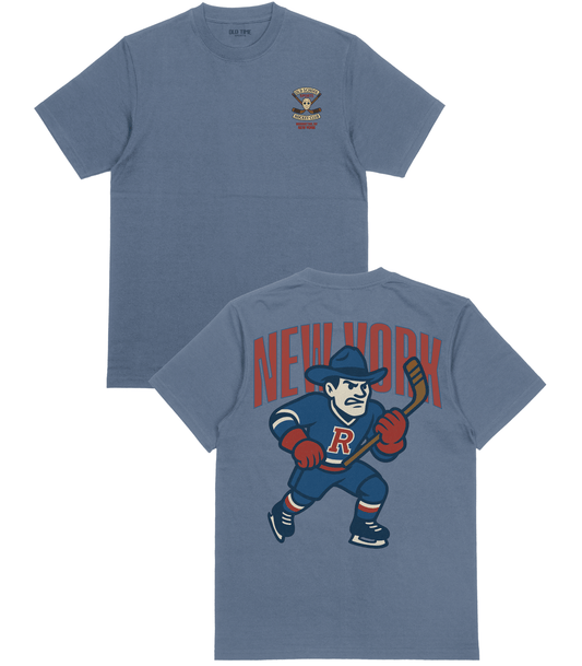 New York Hockey v2 T-Shirt - Old Time Sports