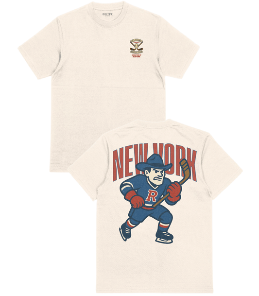 New York Hockey v2 T-Shirt - Old Time Sports