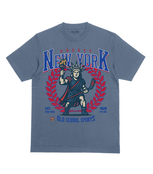 New York Hockey v3 T-Shirt - Old Time Sports