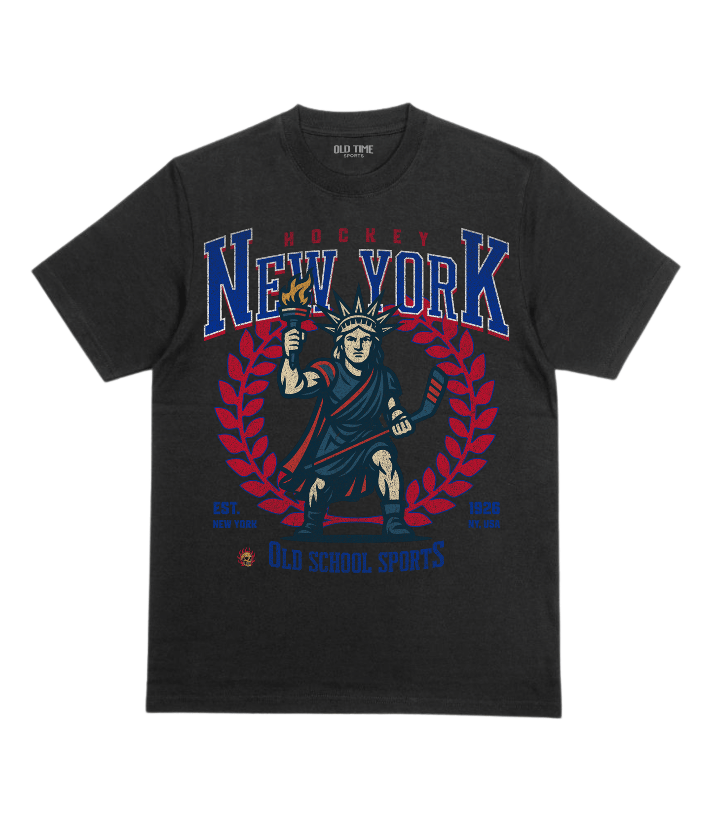 New York Hockey v3 T-Shirt - Old Time Sports
