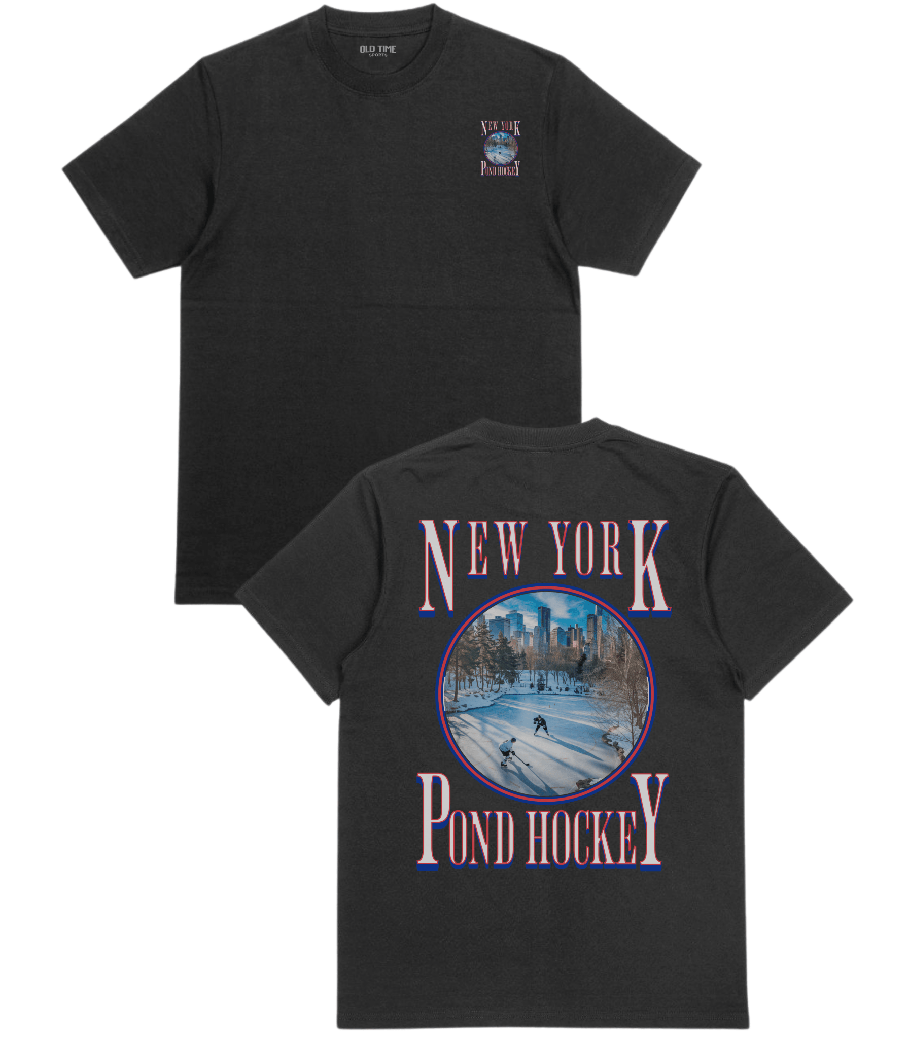 New York Pond Hockey T-Shirt - Old Time Sports