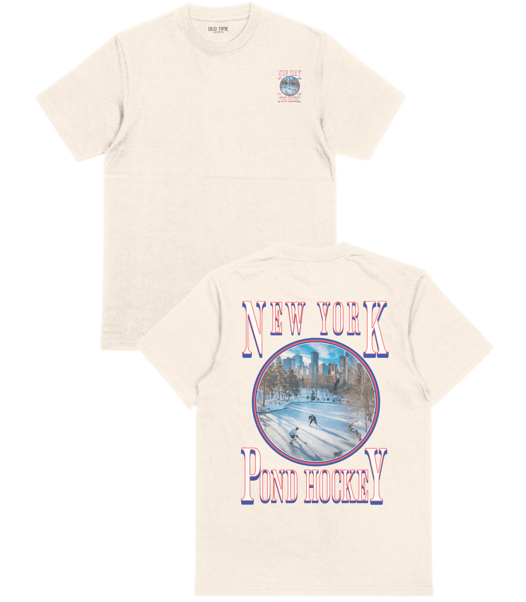 New York Pond Hockey T-Shirt - Old Time Sports