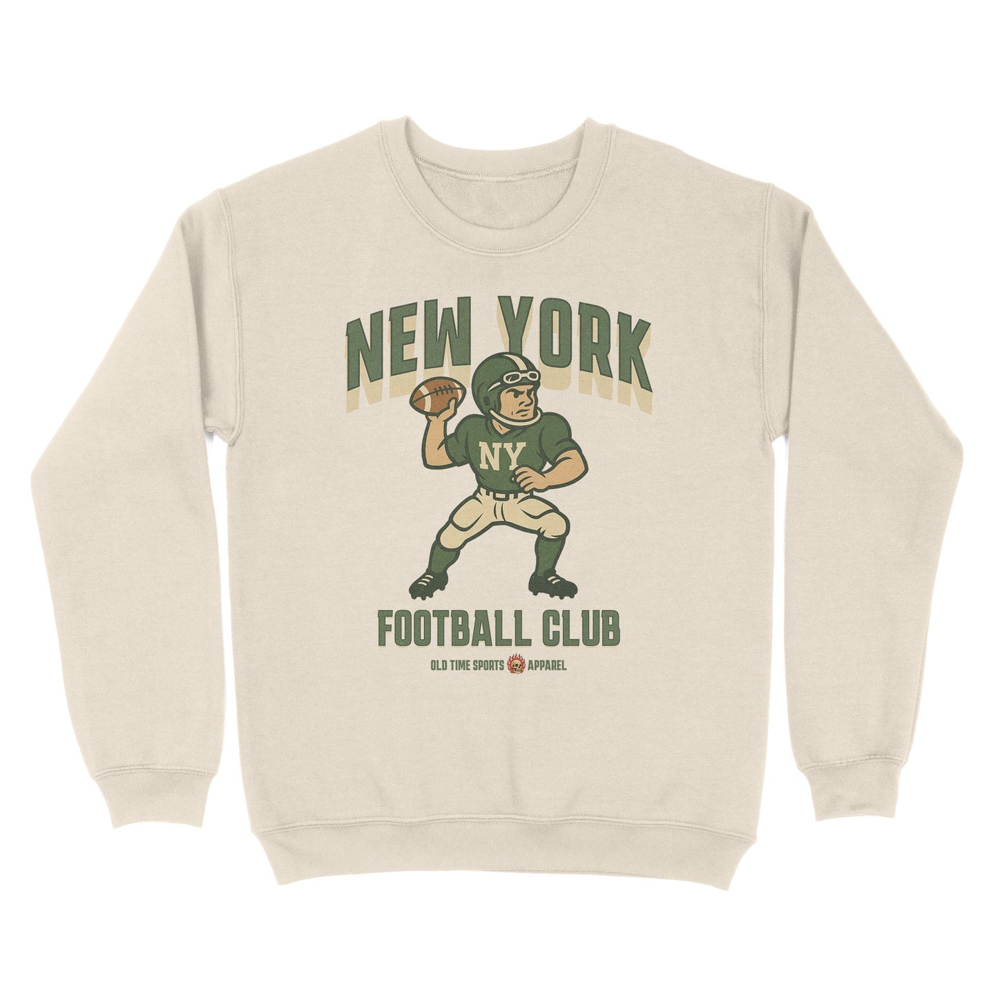 NYJ Football Club Basic Crewneck - Old Time Sports