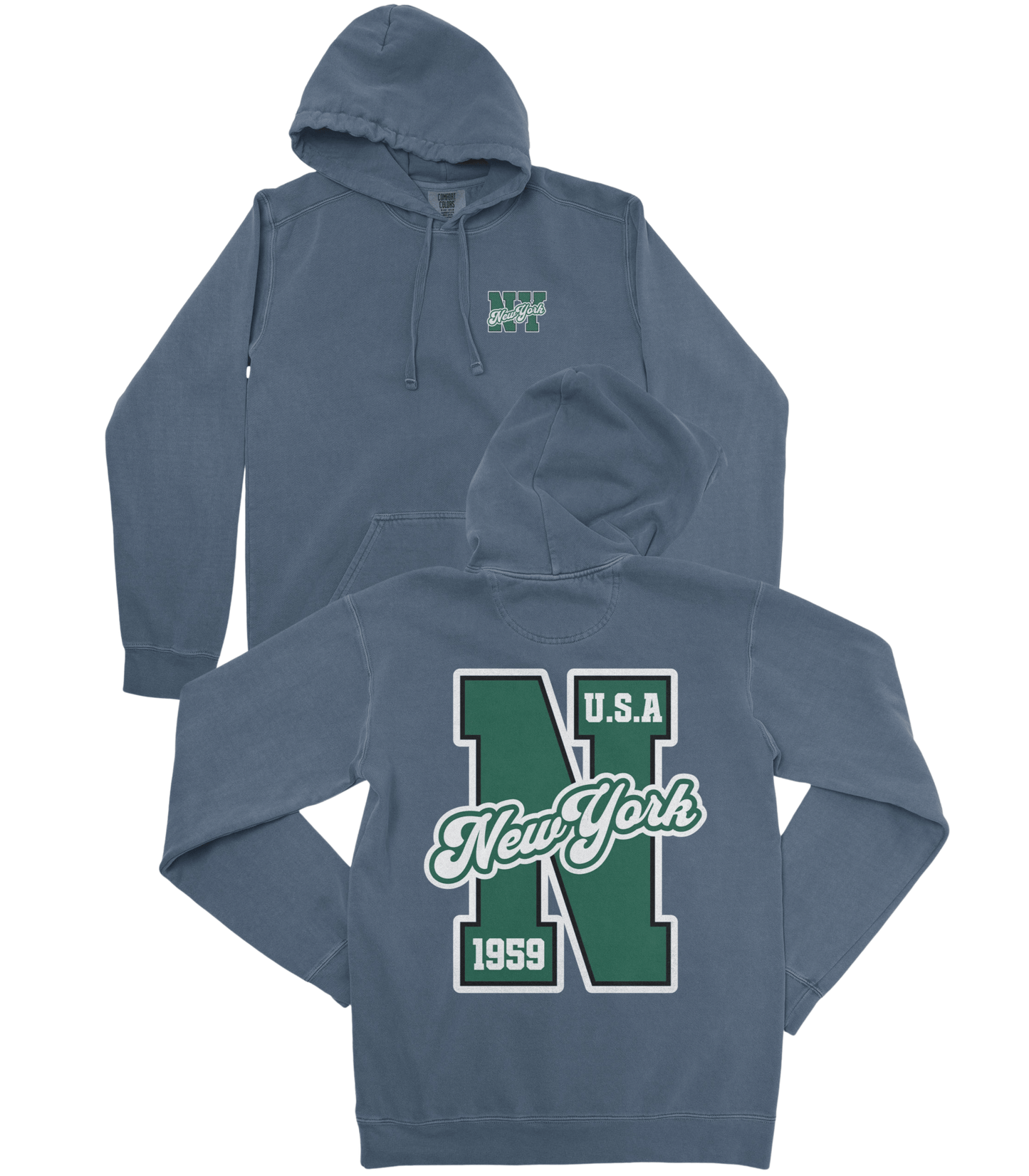 NYJ Football Premium Hoodie - Old Time Sports