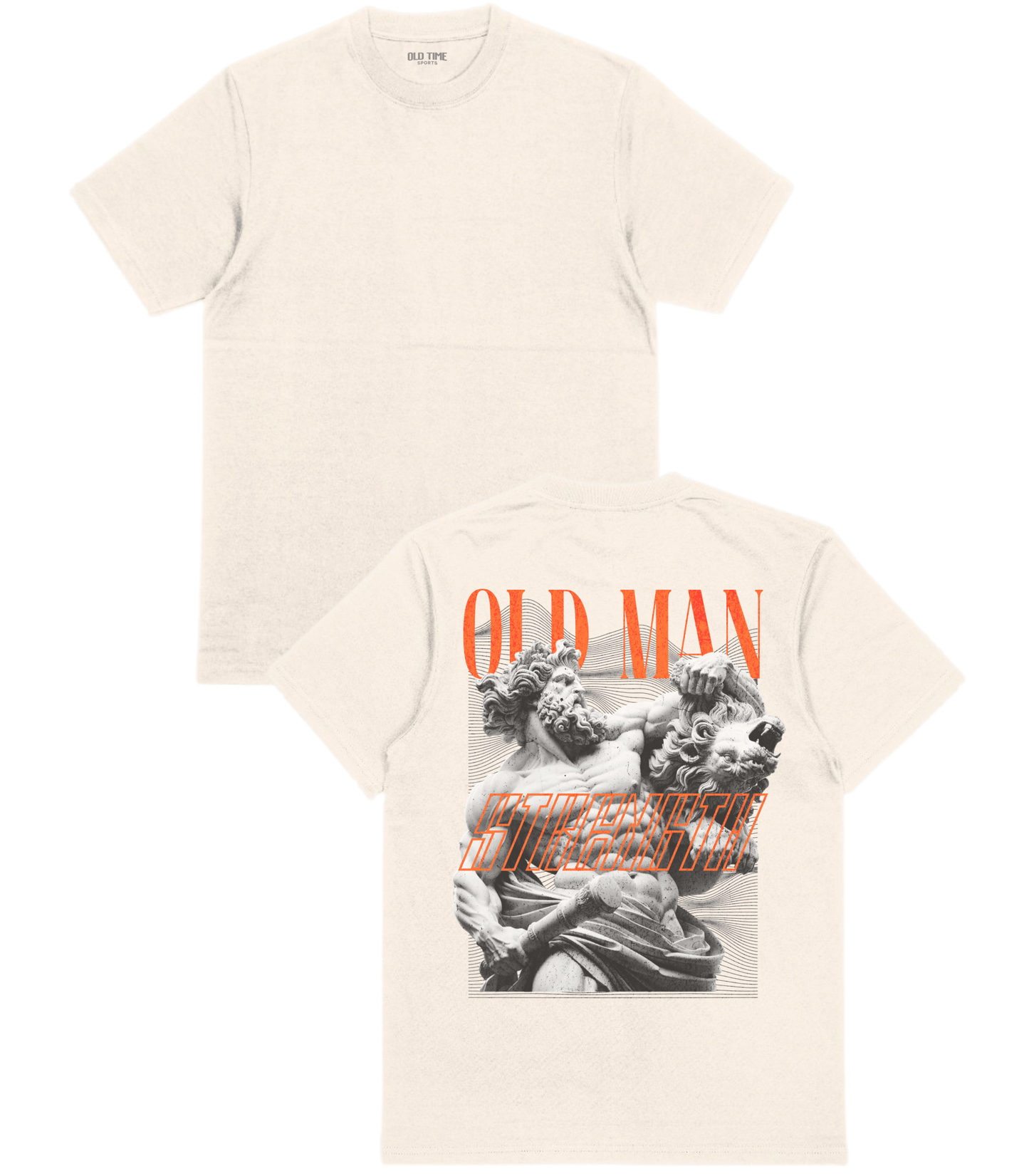 Old Man Strength T-Shirt - Old Time Sports