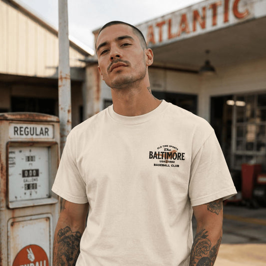 Old Time Baltimore Baseball T-Shirt - Old Time Sports