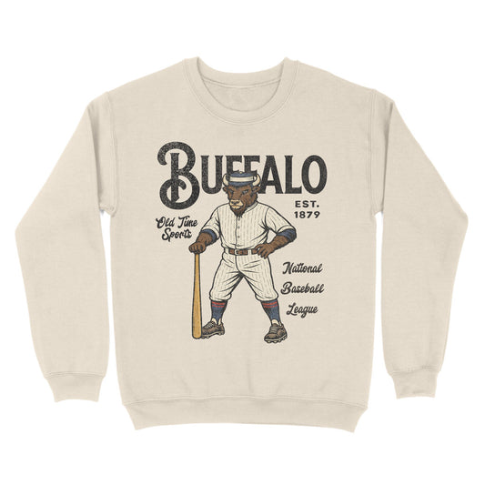 Old Time Buffalo Basic Crewneck - Old Time Sports