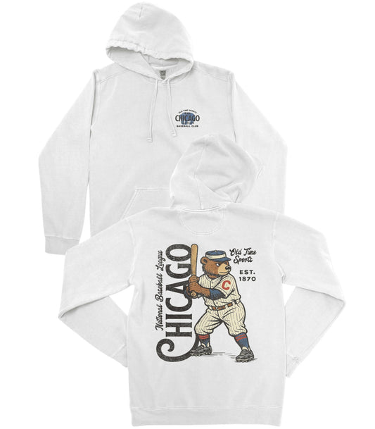Old Time Chicago Baseball Premium Hoodie - Old Time Sports
