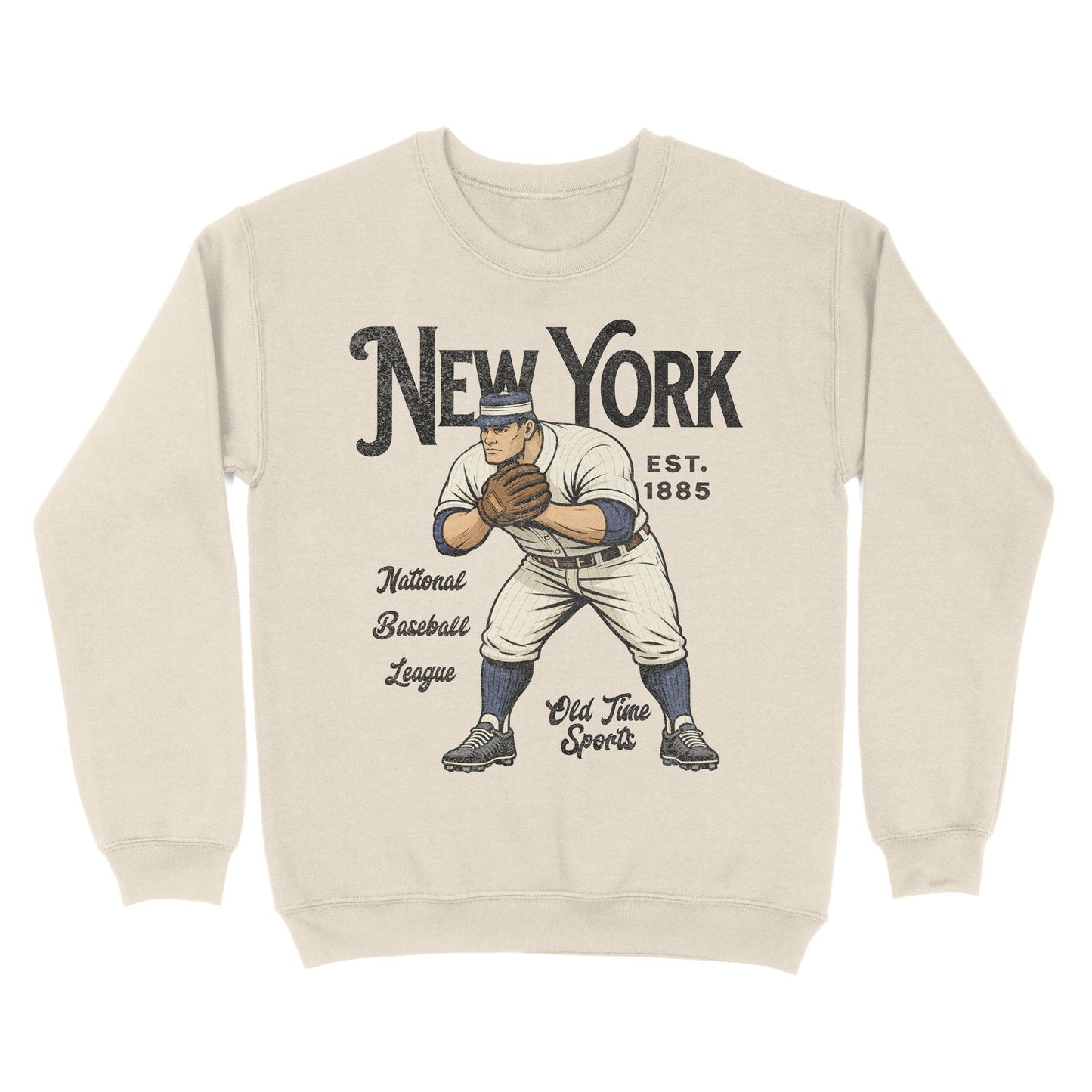 Old Time New York Basic Crewneck - Old Time Sports