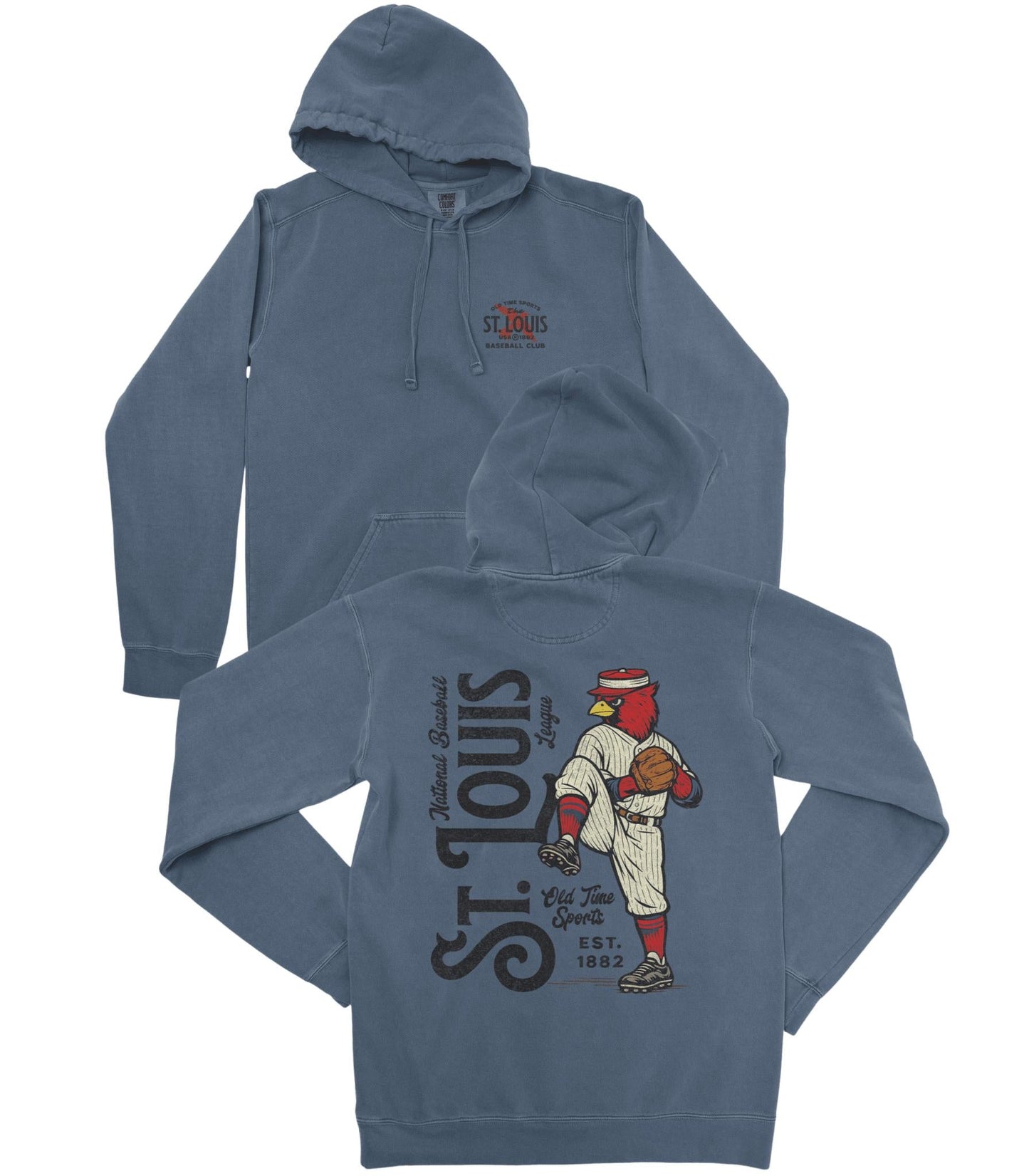 Old Time St. Louis Baseball Premium Hoodie - Old Time Sports