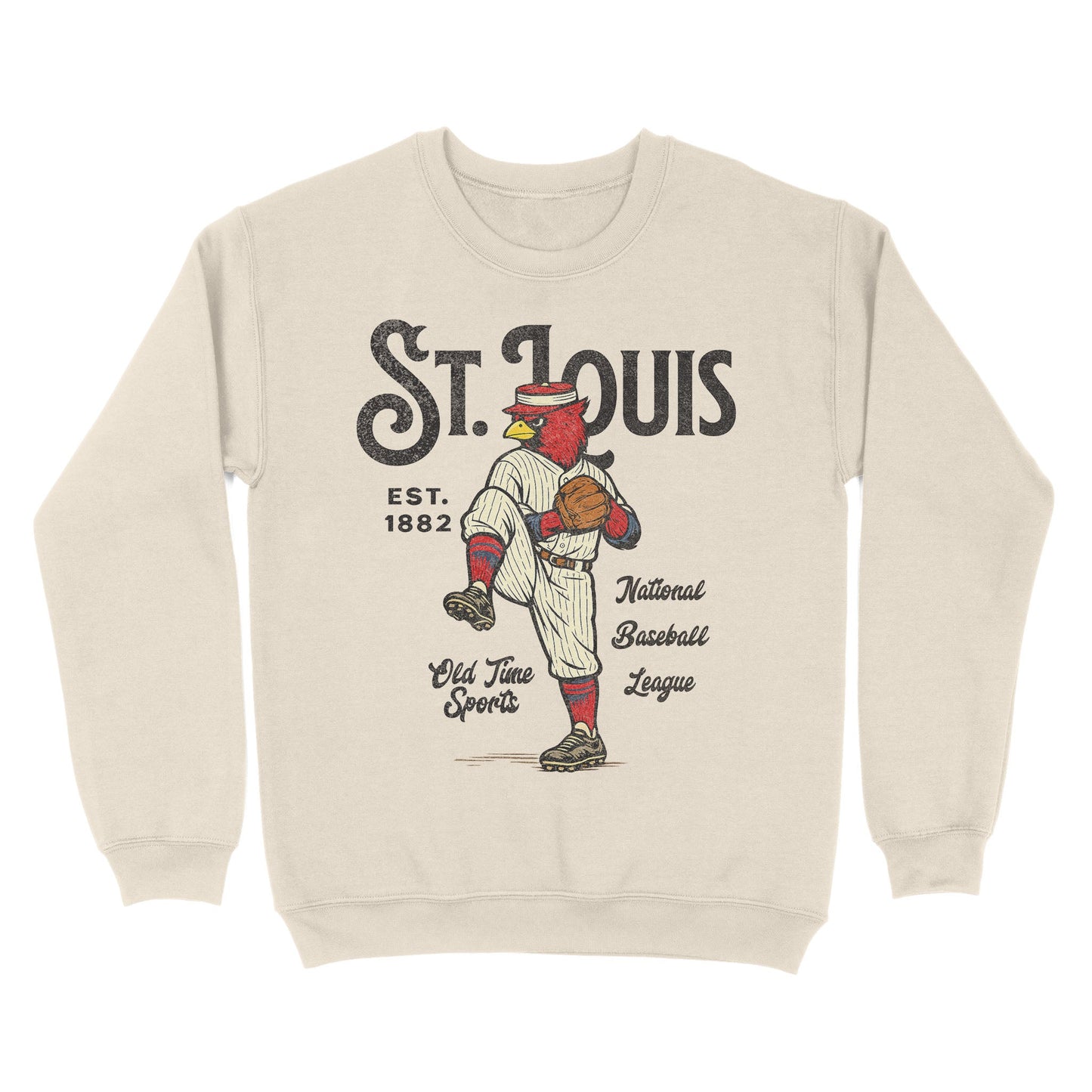Old Time St. Louis Basic Crewneck - Old Time Sports