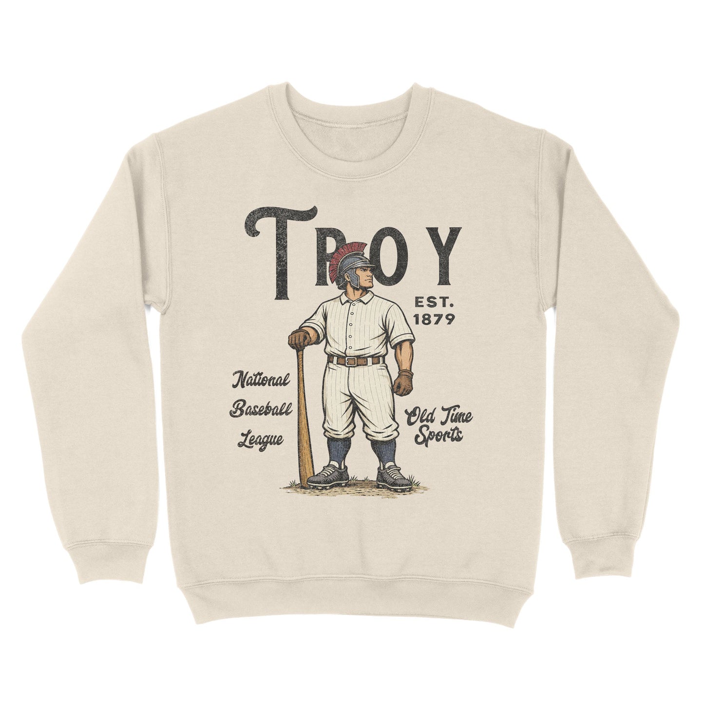 Old Time Troy Basic Crewneck - Old Time Sports