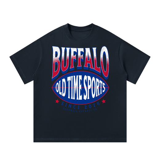 OTS Football BUF Heavyweight Tee - Old Time Sports