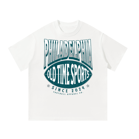 OTS Football PHI Heavyweight Tee - Old Time Sports