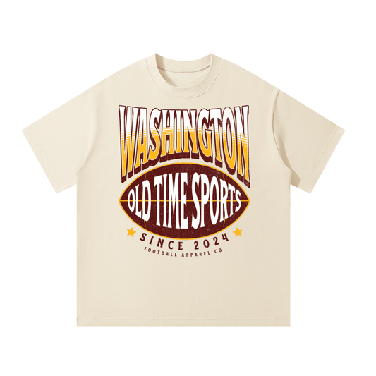 OTS Football WAS Heavyweight Tee - Old Time Sports