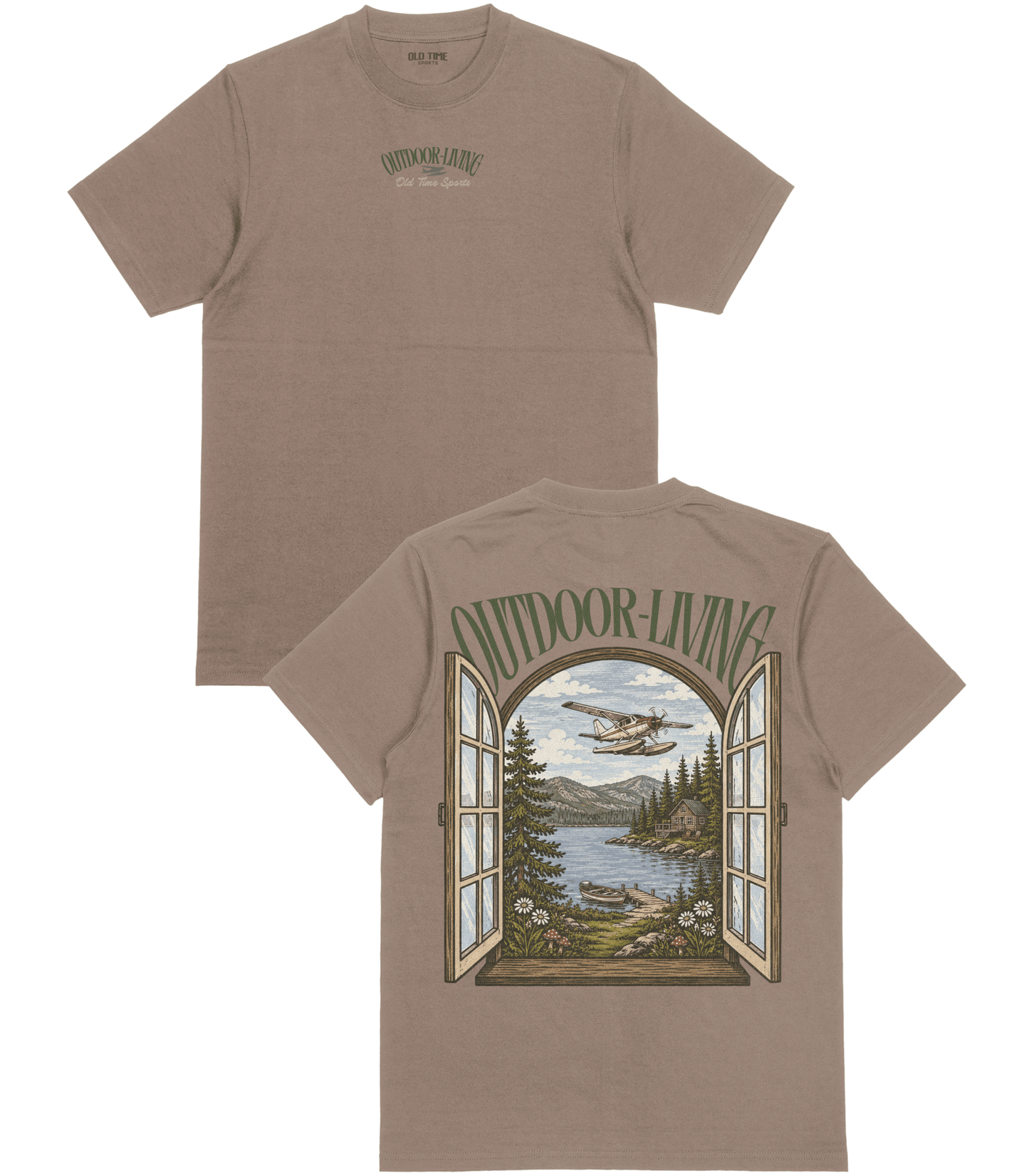 Outdoor-Living T-Shirt - Old Time Sports