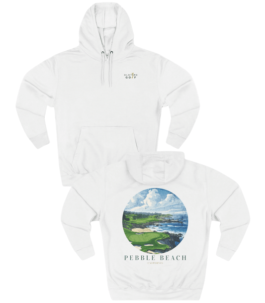 Pebble Beach, CA Golf Hoodie - Old Time Sports