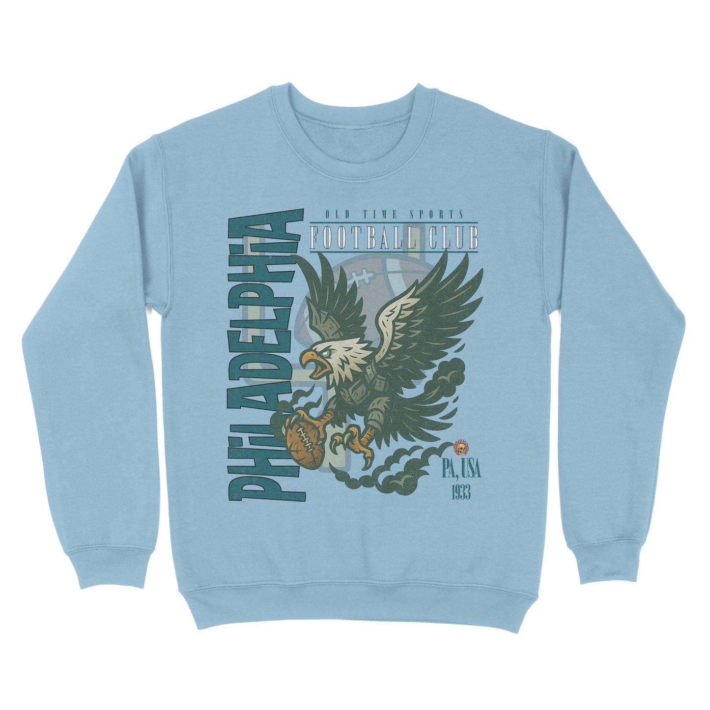 Philadelphia Football Basic Crewneck - Old Time Sports