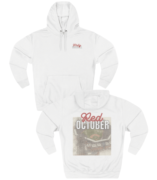 Philly Red October Hoodie - Old Time Sports