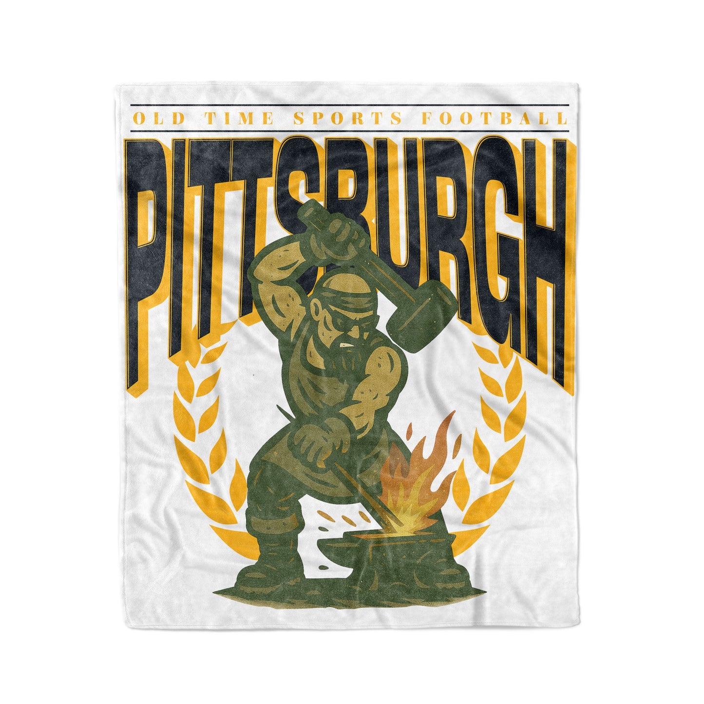Pittsburgh Football 50x60in Fleece Blanket - Old Time Sports