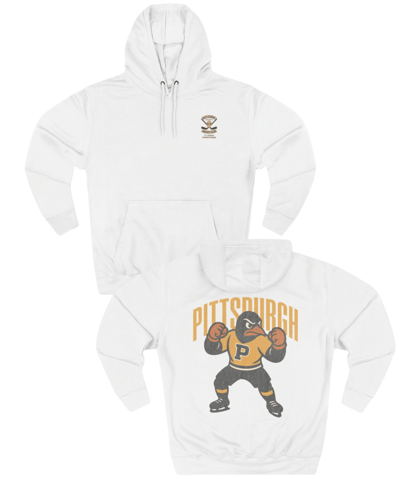 Pittsburgh Hockey v1 Hoodie - Old Time Sports