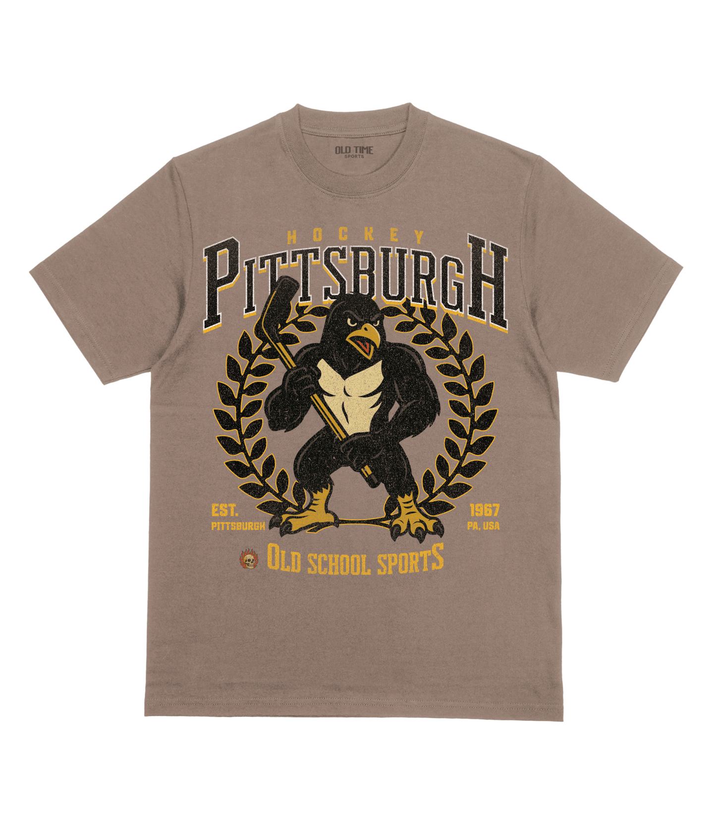 Pittsburgh Hockey v4 T-Shirt - Old Time Sports