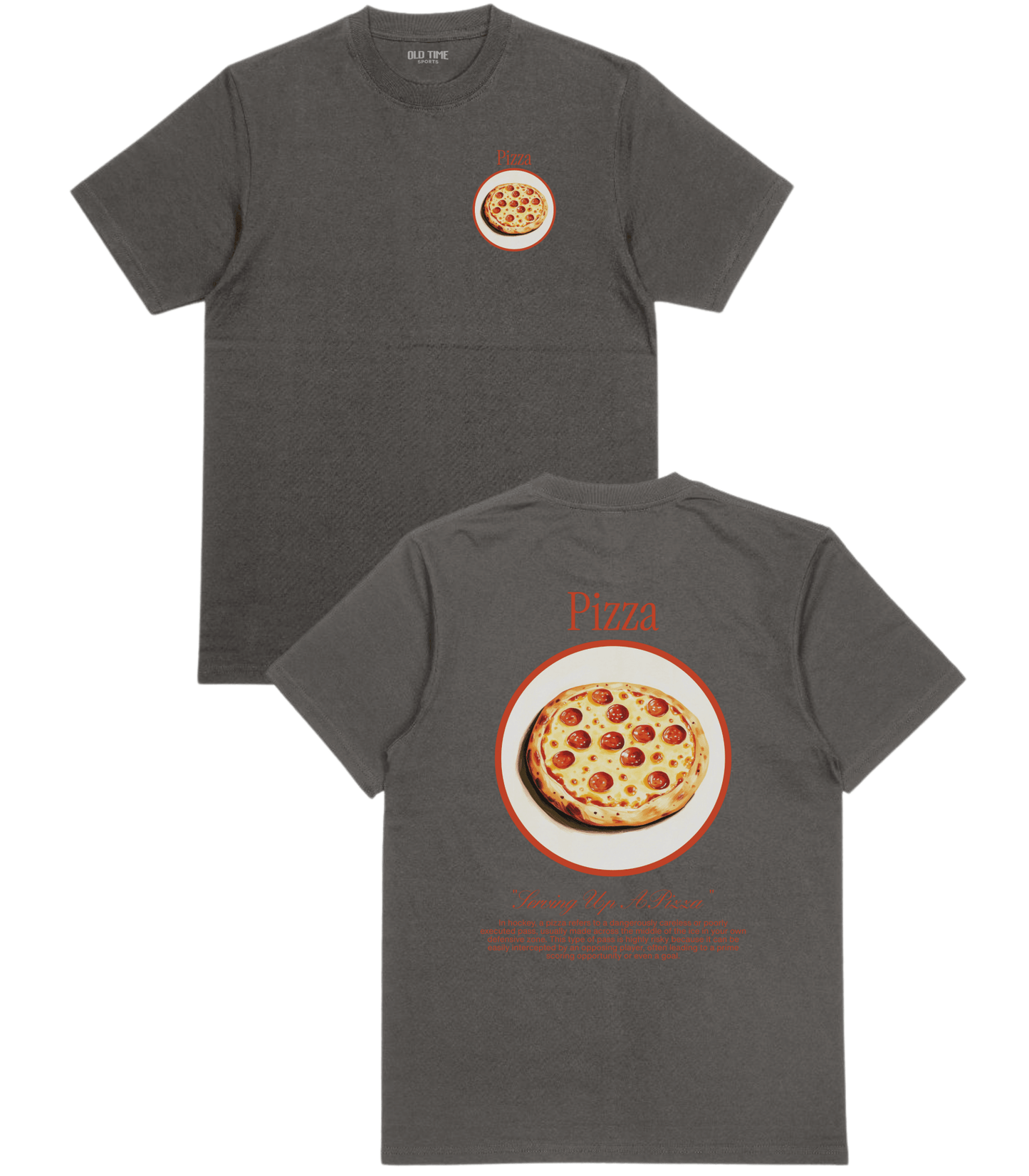 Pizza Hockey Shirt T-Shirt - Old Time Sports