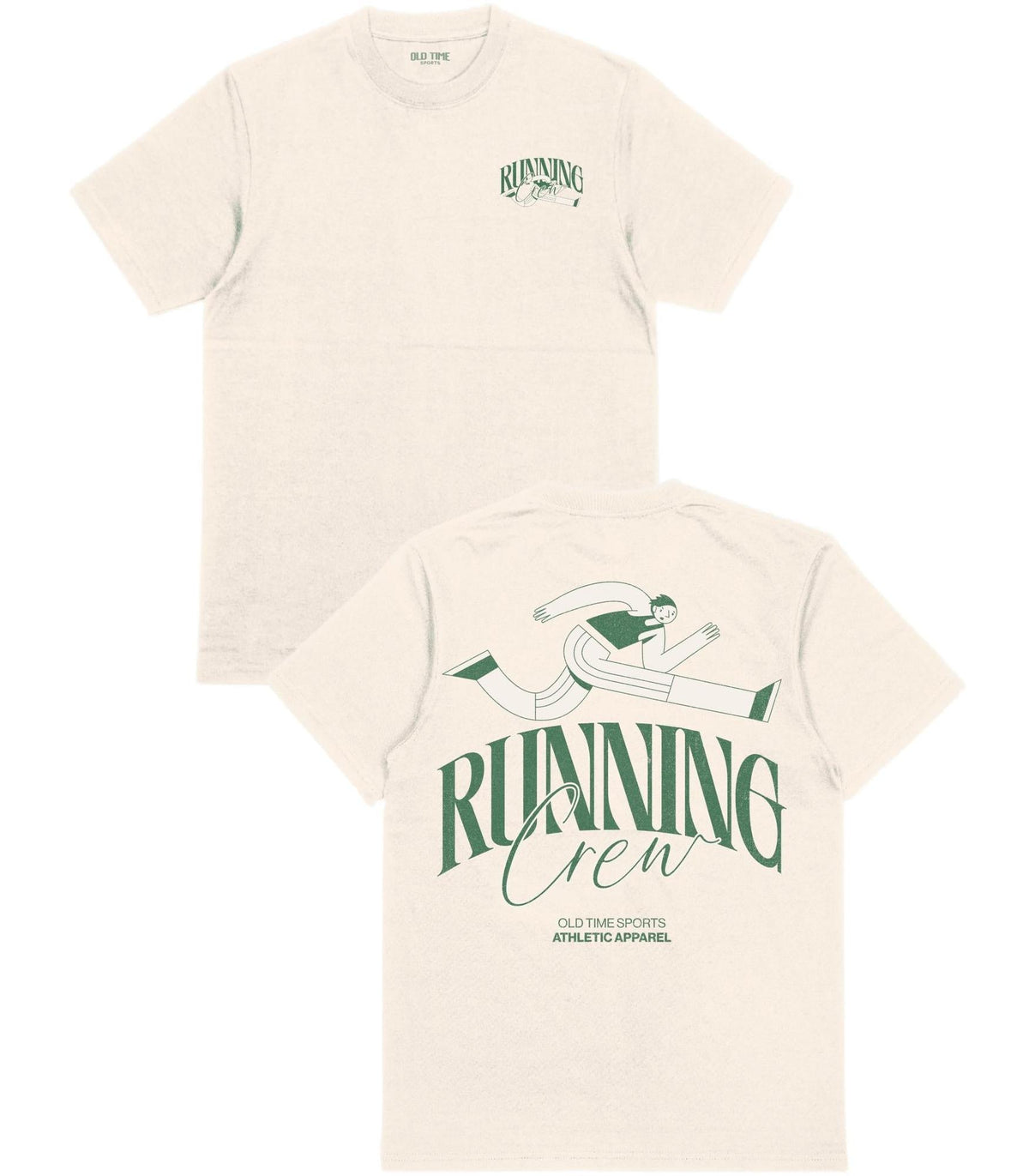 Running Crew T-shirt - Old Time Sports