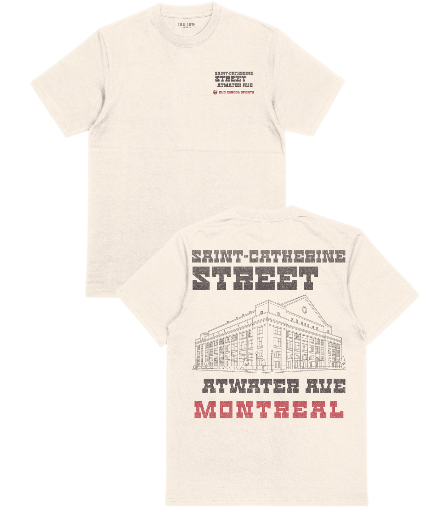 Saint - Catherine Street T-Shirt - Old Time Sports