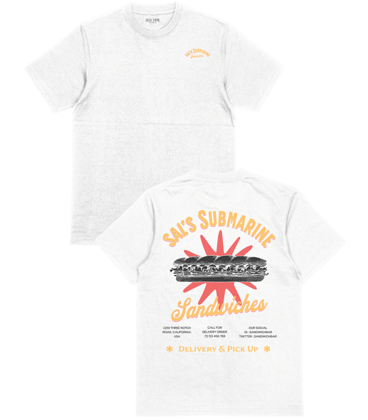 Sal's Submarine T-Shirt - Old Time Sports