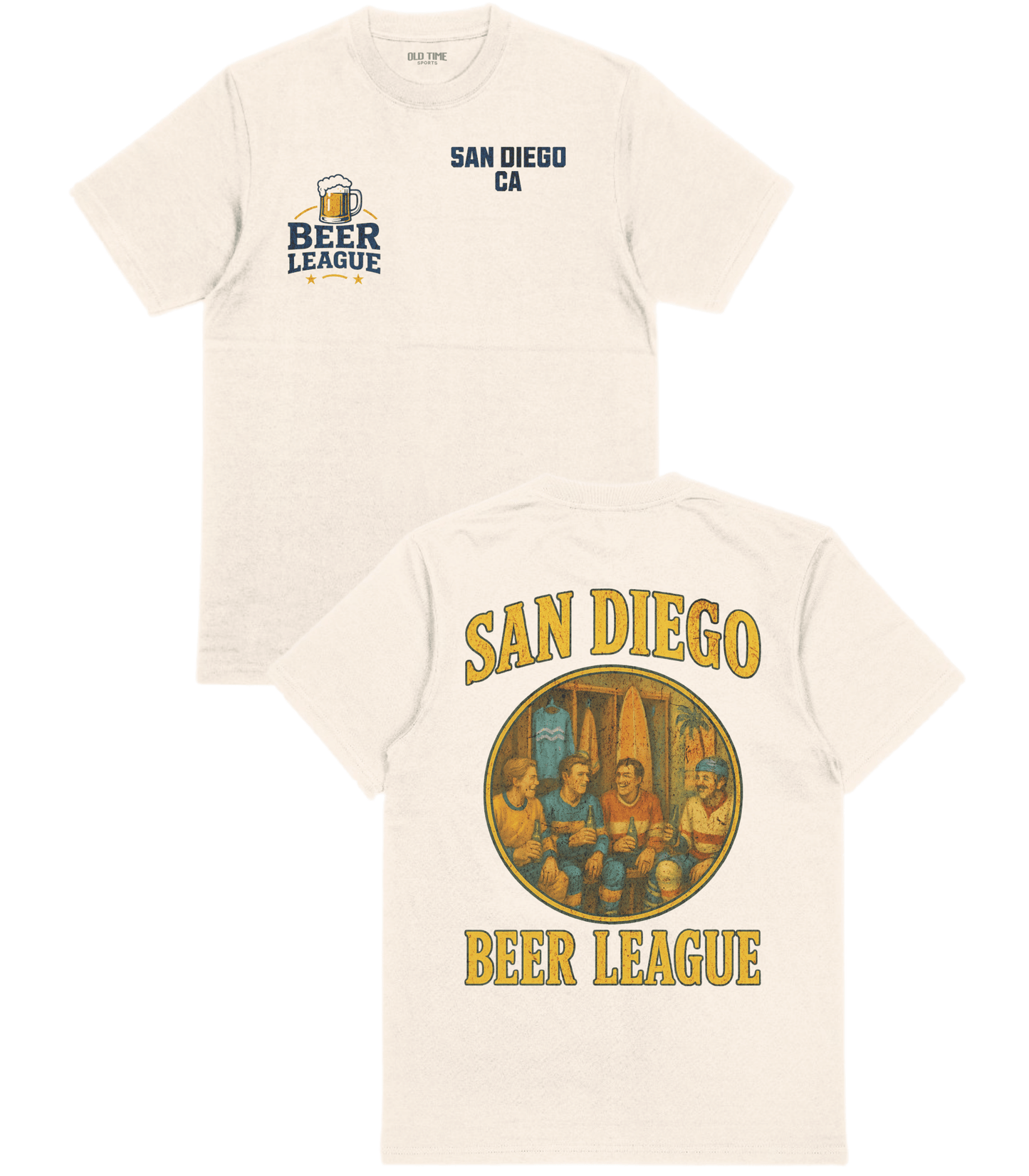 San Diego Beer League T-Shirt - Old Time Sports