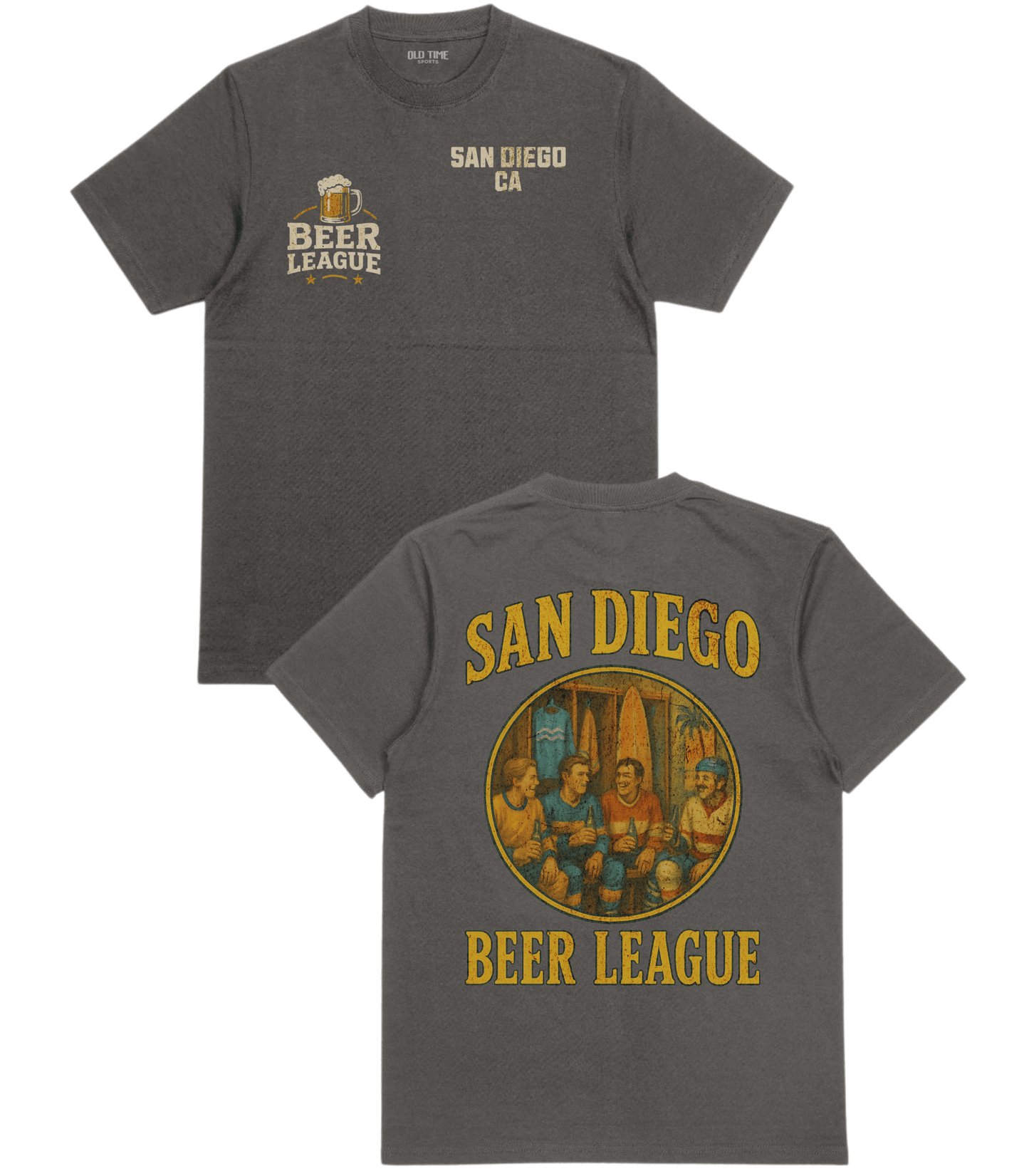 San Diego Beer League T-Shirt - Old Time Sports
