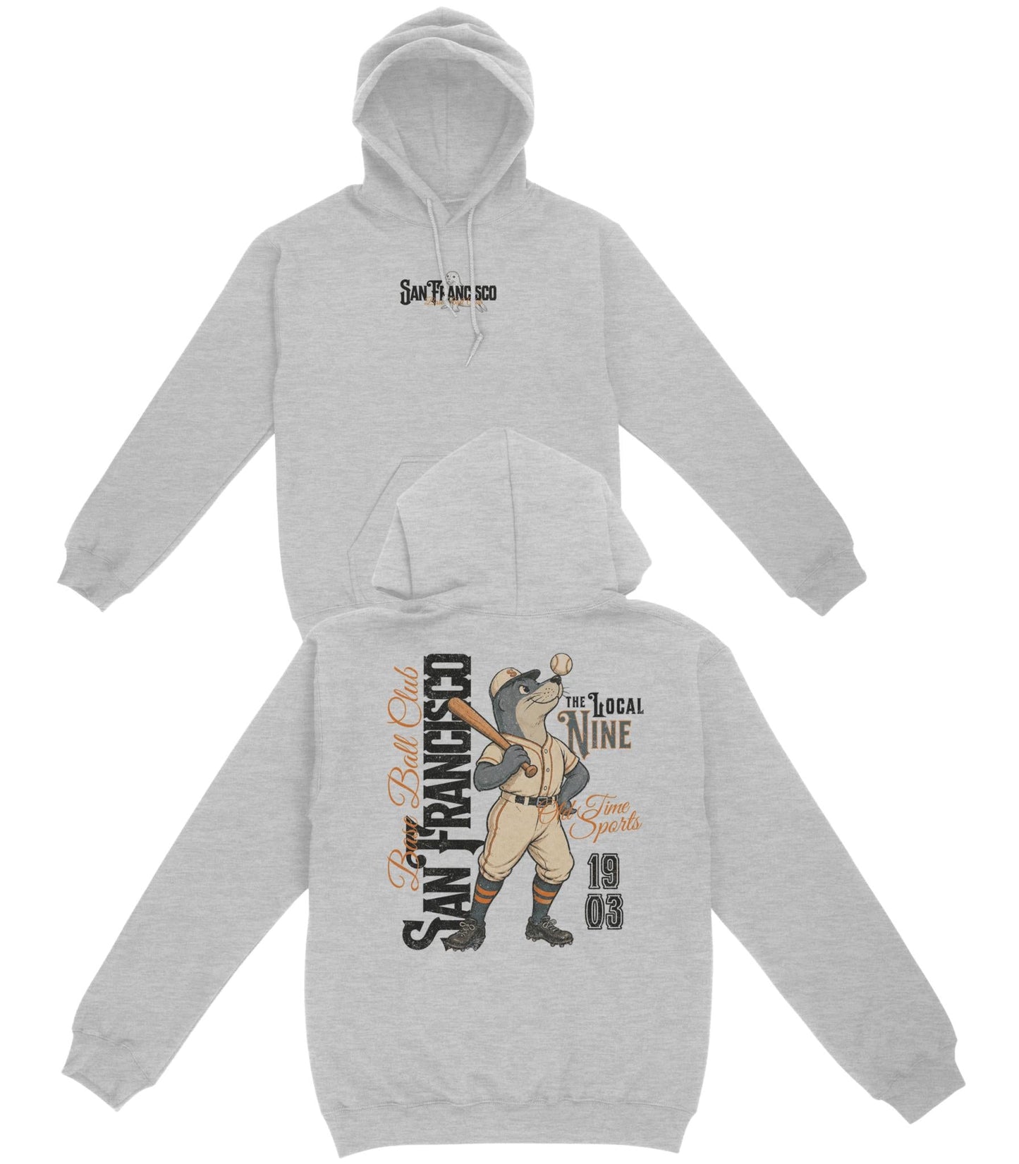 San Francisco Base Ball Club Basic Hoodie - Old Time Sports