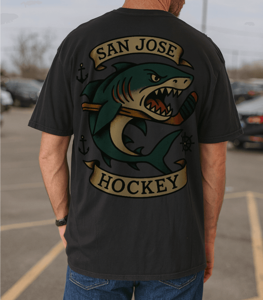 San Jose Hockey v1 T-Shirt - Old Time Sports