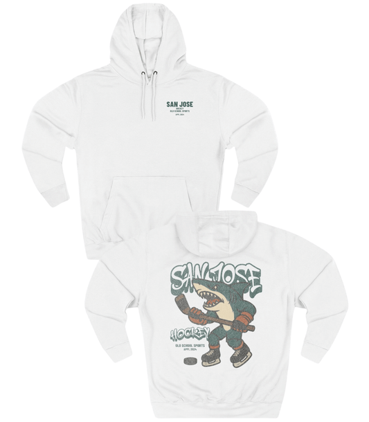 San Jose Hockey v2 Hoodie - Old Time Sports