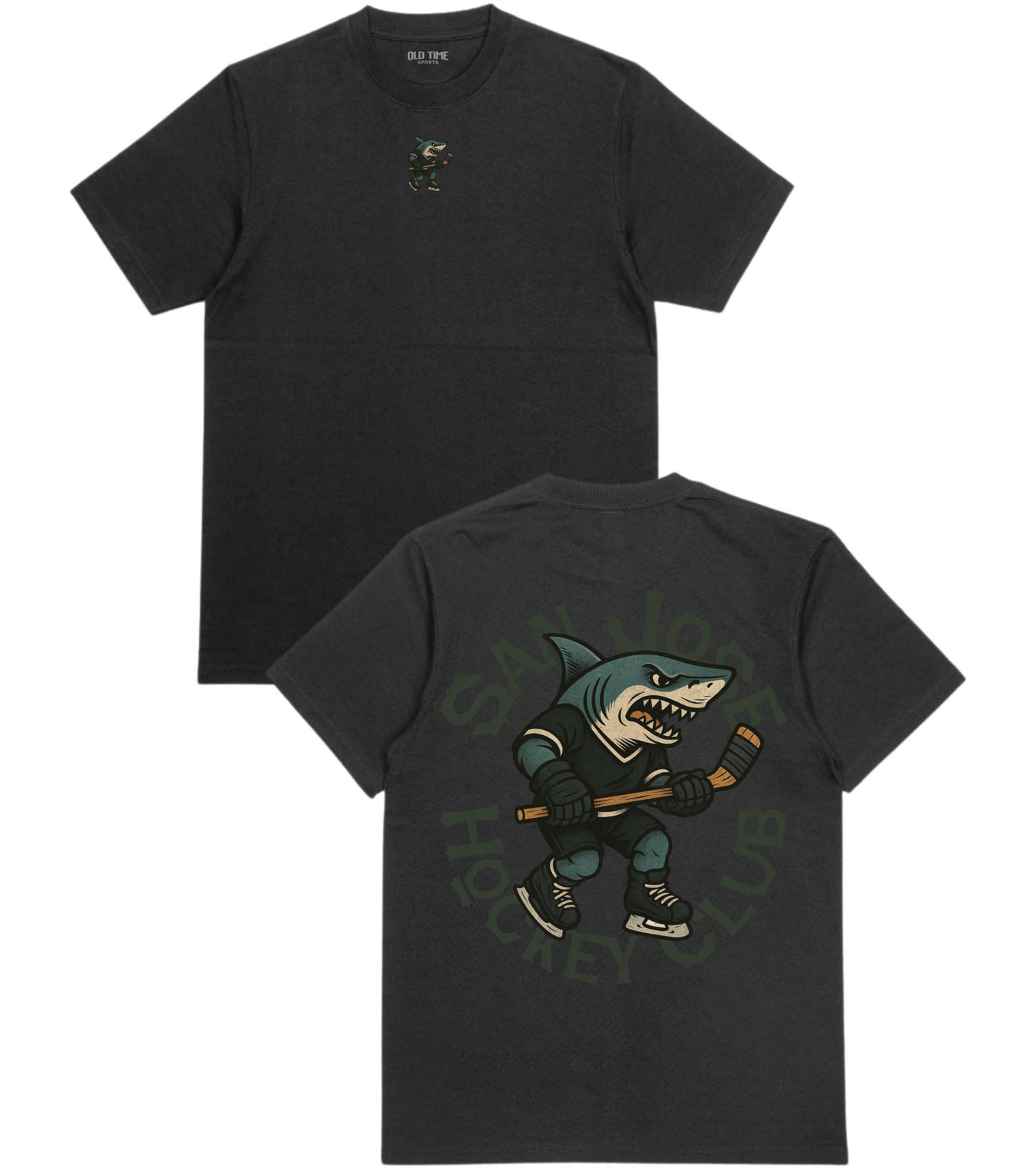 San Jose Hockey v3 T-Shirt - Old Time Sports