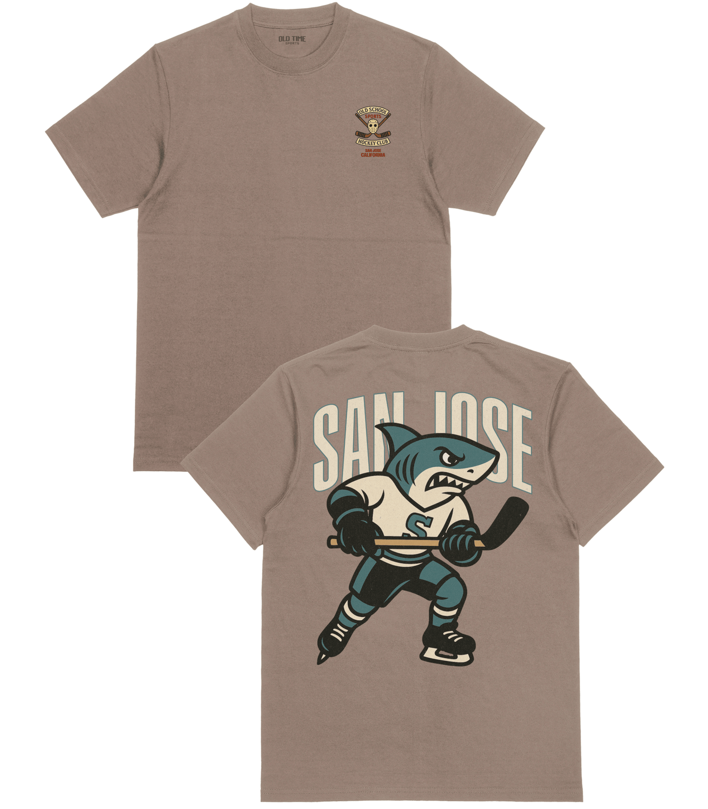 San Jose Hockey v6 T-Shirt - Old Time Sports