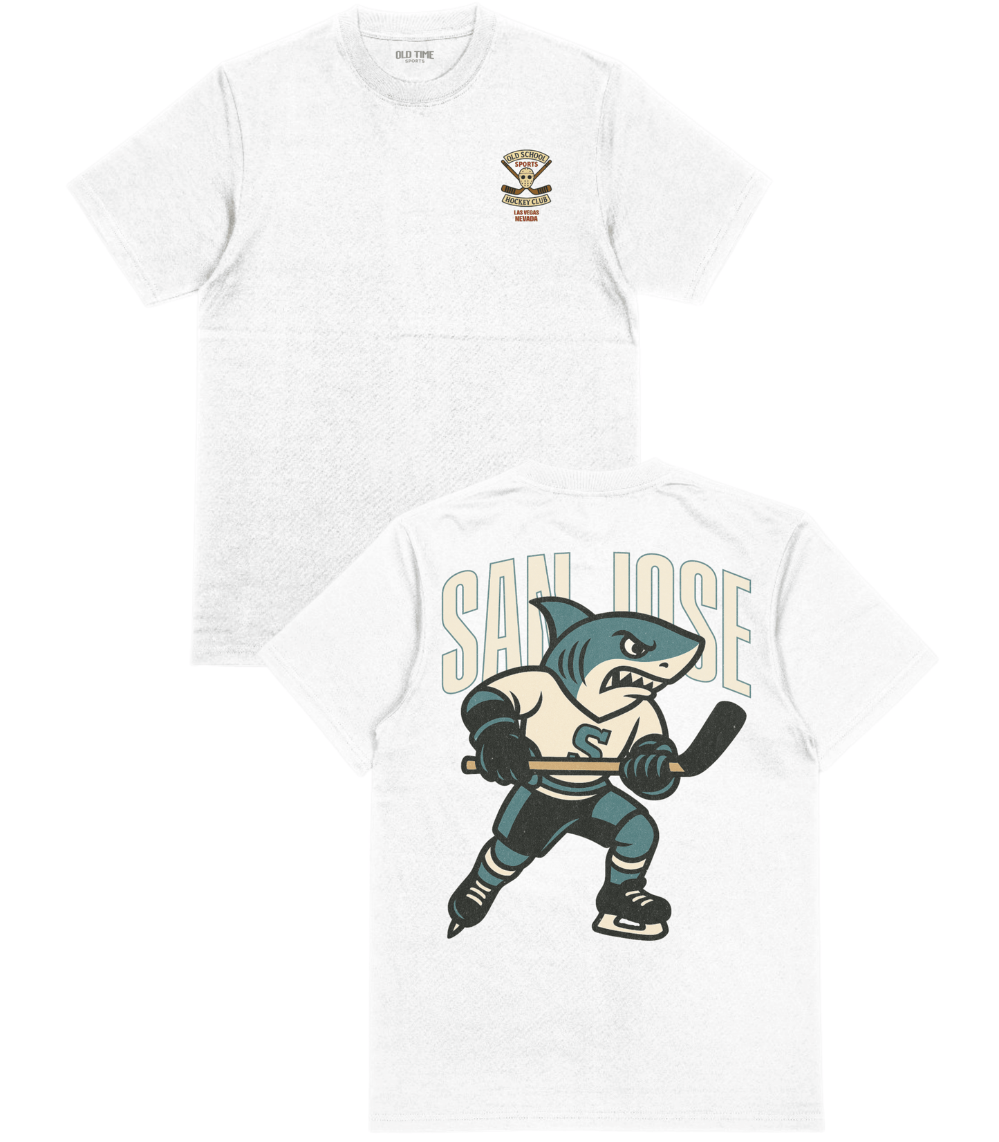 San Jose Hockey v6 T-Shirt - Old Time Sports